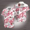 Los angeles chargers tropical flower Hawaiian Beach Shirt