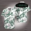 Green bay packers cannabis Summer Short Sleeve Hawaiian Beach Shirt