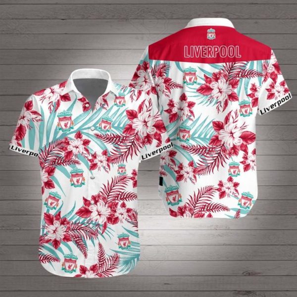 Liverpool football club Hawaiian Beach Shirt