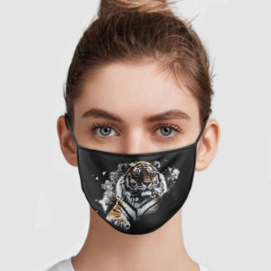 Tiger Cloth Face Mask Reusable