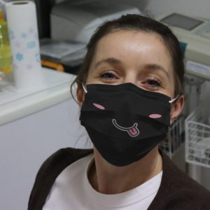 Funny Kawaii Anime Face Mask