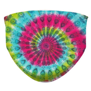 Bandana Tie Dye Mandala Pattern Face Mask