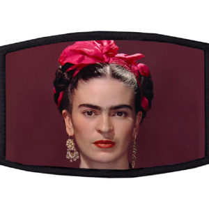 Frida with Pink Bow Face Mask