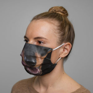 Dachshund Dog Face Mask