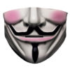 Guy Fawkes Mask V for Vendetta Anonymous Rebellion  Face Mask