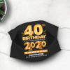 50th Birthday 2020 Face mask Cute Quarantine birthday Face Mask