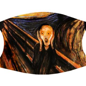 The Scream Munch Face Mask