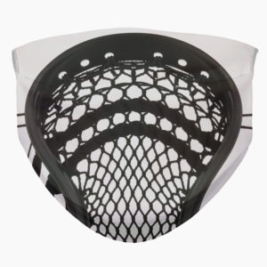 Black Lacrosse Head Face Mask