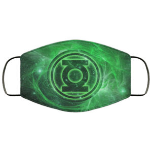 Green Lantern Face Mask Reusable