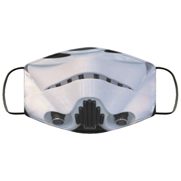 Storm Trooper Face Mask Reusable