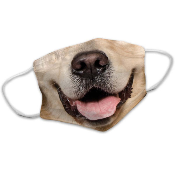 Golden Retriever Snout For Dog Lovers Face Mask