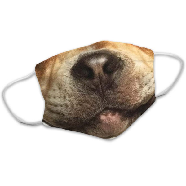 For  Funny Dog Lover Pit Bull Pitbull Snout Reusable Face Mask