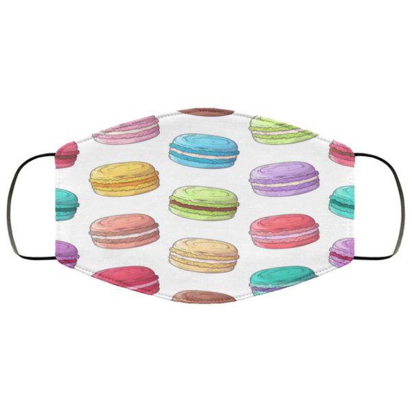 Cookie Rainbow Macaroons Face Mask