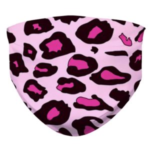 Light Pink Leopard Skin Pattern Face Mask