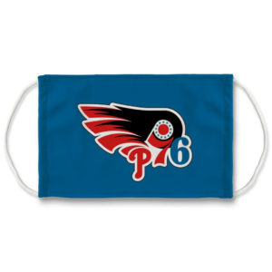 Philadelphia Phillies Eagles Flyers 76ers Sports Team Logo Mashup Face Mask