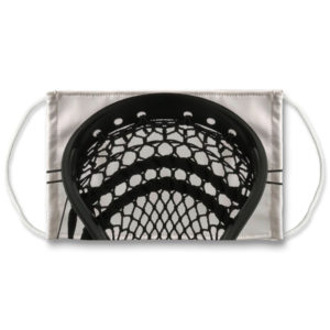 Black Lacrosse Head Face Mask