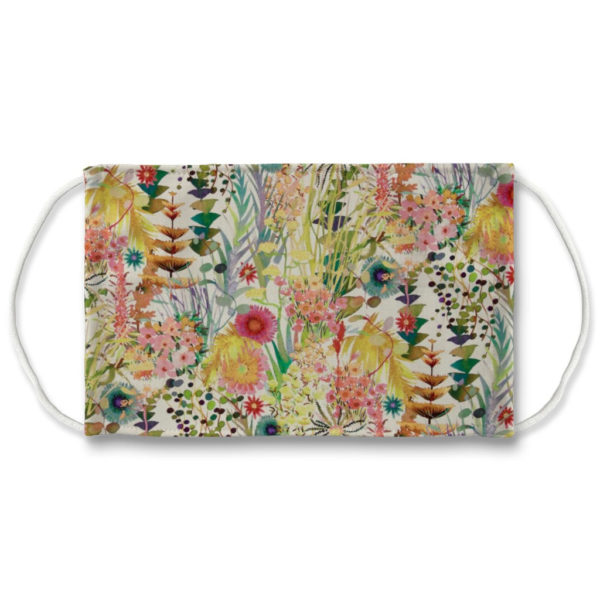 Liberty Wildflower Fabric Pattern Face Mask