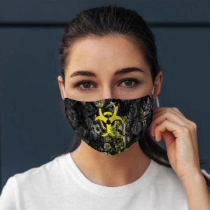 Toxic Biohazard Deadly Flower Lifeless Face Mask