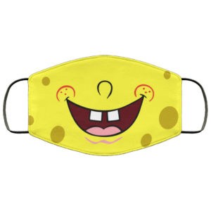 SpongeBob Face Mask Reusable