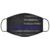 Thin Blue Line Police Face Mask Reusable