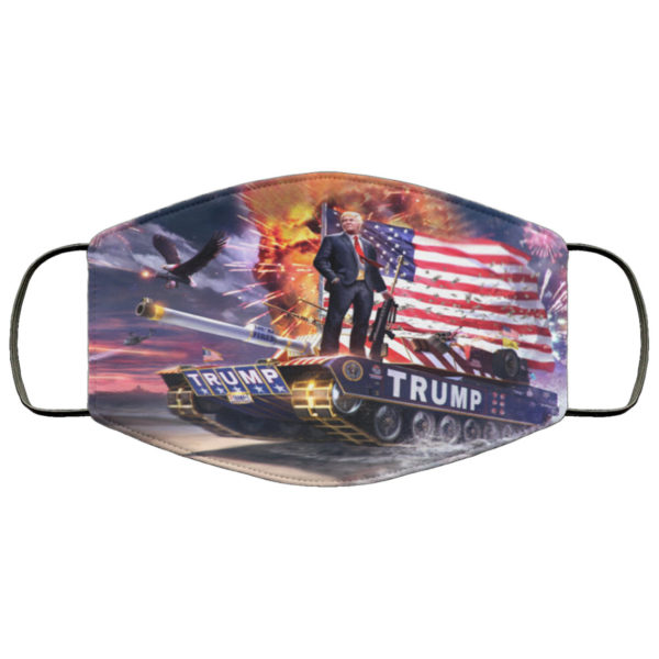Trump Tank Face Mask Reusable Face Mask