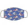 Windmill July 4th American Flag Patriotic Face Mask