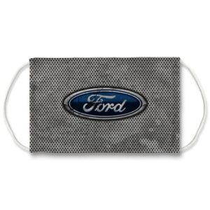 Ford Logo Steel Plate Distressed Face Mask