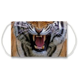 Growling Tiger Angry Tiger Face Mask