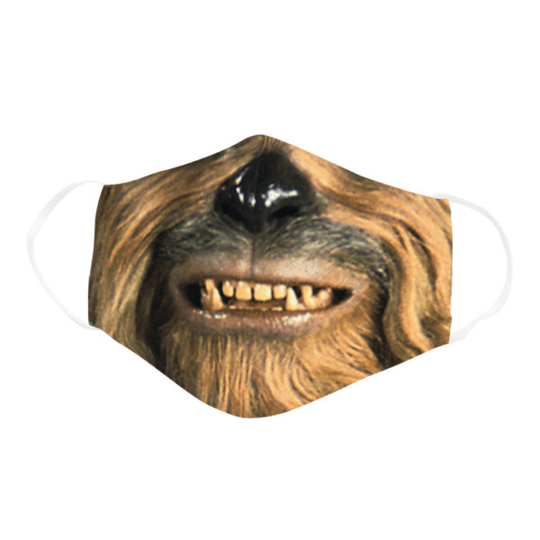 Hairy Monster Character Nerd Geek Gift Face Mask
