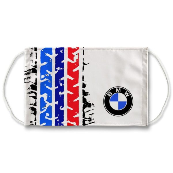 BMW M3 Tread Marks Sports Car Face Mask