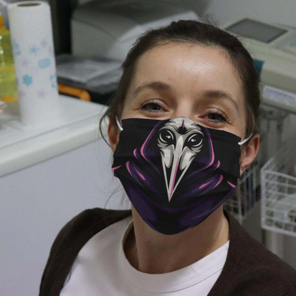 Plague Doctor Medieval Time Crow Beak Face Mask