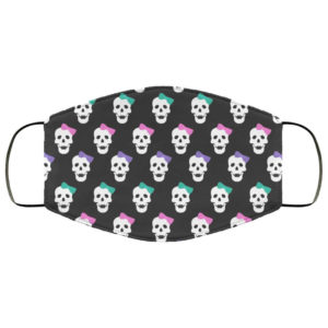 Cute Skull  Bows Halloween Face Mask – Trick or Treat Mask