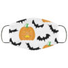 Orange Buffalo Plaid Halloween Face Mask – Trick or Treat Mask