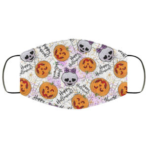 Girly Pumpkin  Skull Halloween Face Mask – Trick or Treat Mask