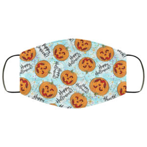 Pumpkin Happy Halloween Face Mask – Trick or Treat Mask