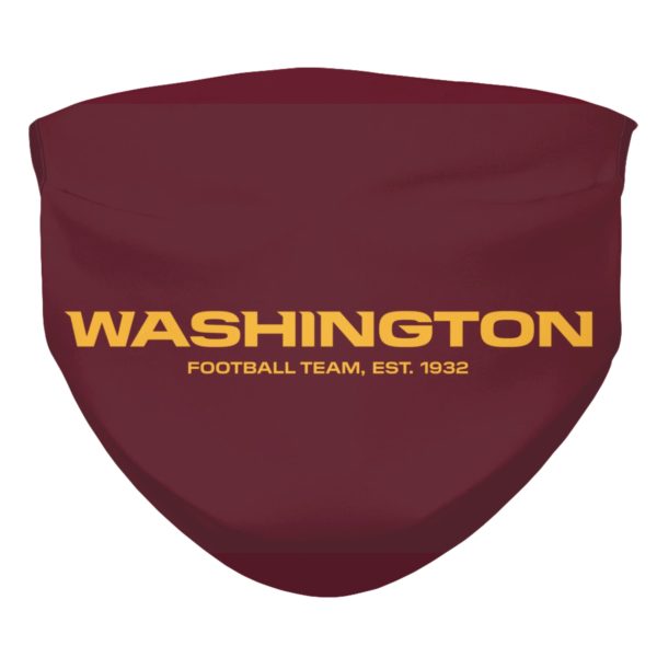 Washington Football Team New Logo Face Mask