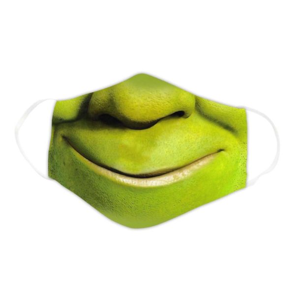 Green Orge Cartoon Character Fairy Tale Story Face Mask