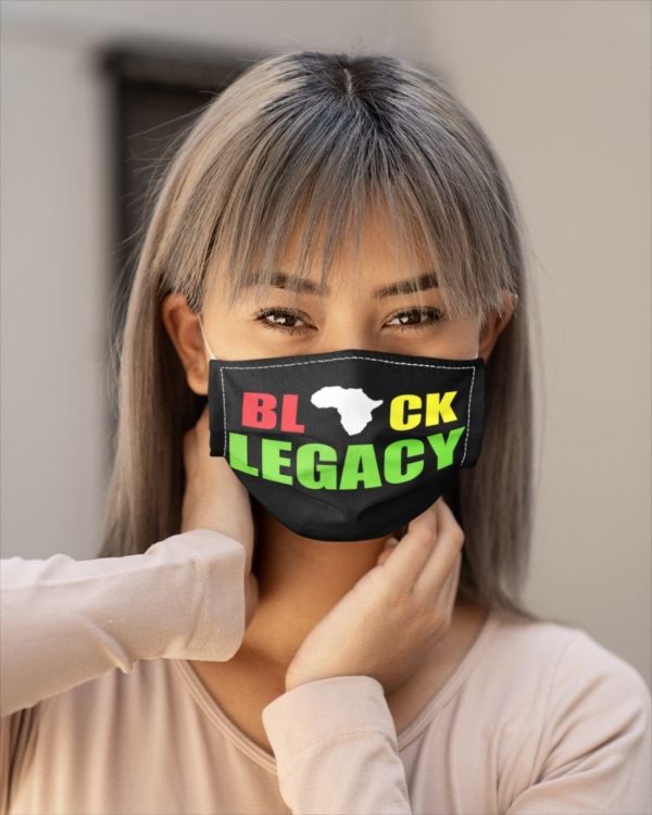 Black Legacy Melanin Black Pride Face Mask