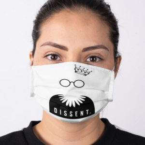 Ruth Bader Ginsburg Face Mask RBG Notorious Feminism Equality Girl Power Dissent Face Mask