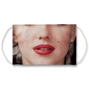 Marylin Monroe Beautiful Lips and Beauty Mark Face Mask Hollywood Star