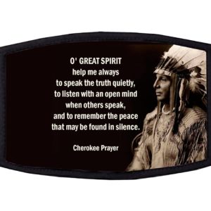 O Great Spirit Cherokee Prayer Face Mask