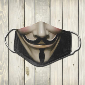 Anynomous Smiling Face Mask Funny Smile Face Mask