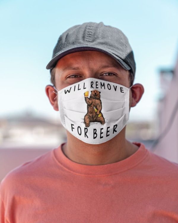 Camping Drinking Beer Mask Will Remove For Beer Face Mask