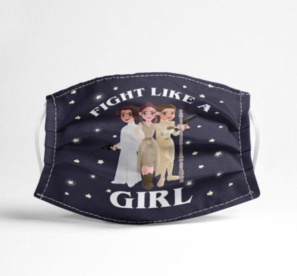 Fight Like A Girl Face Mask