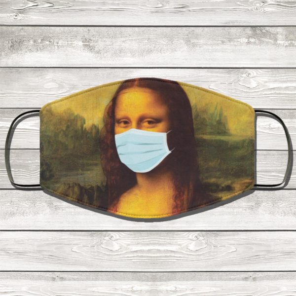 Da Vinci Mona Lisa Wearing Face Mask