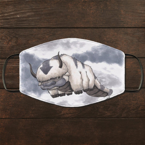 Sky Bison Avatar Dreamy Appa Flying Face Mask
