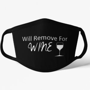 Will Remove For Wine Black Face Mask