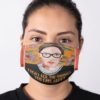 RBG Notorious Ruth Bader Ginsburg Feminism Not Fragile Like a Flower Fragile Face Mask