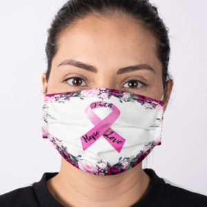 Breast Cancer Awareness Breast Cancer Warrior Cancer Fighter Face Mask