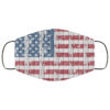 Hearts July 4th American Flag Face Mask – Patriotic Mask 4th of July America Love Women Mask